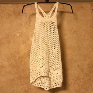 Cream knit top